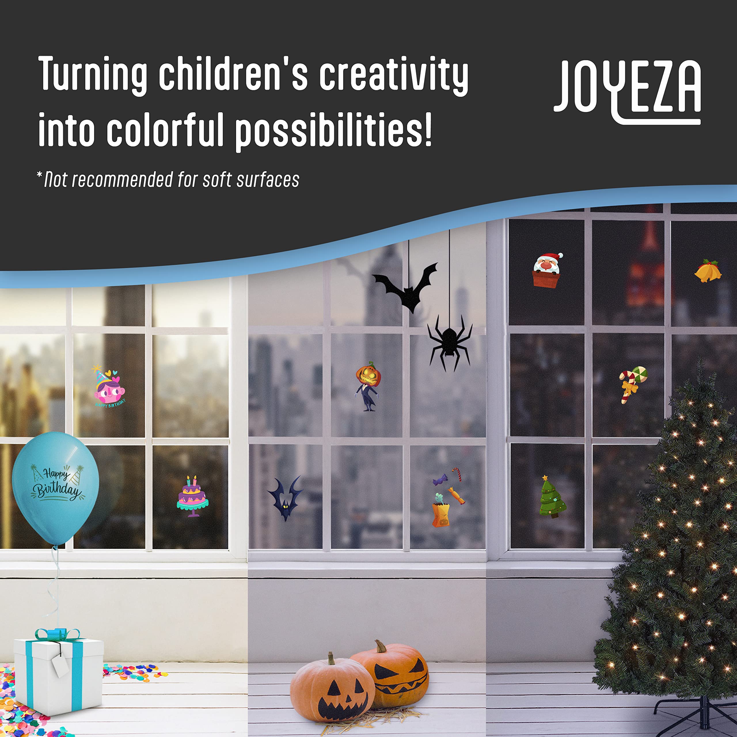 JOYEZA Premium Printable Vinyl Sticker Paper for Inkjet Printer - 25 Sheets Glossy White Waterproof, Dries Quickly Vivid Colors, Holds Ink Well - Inkjet & Laser Printer
