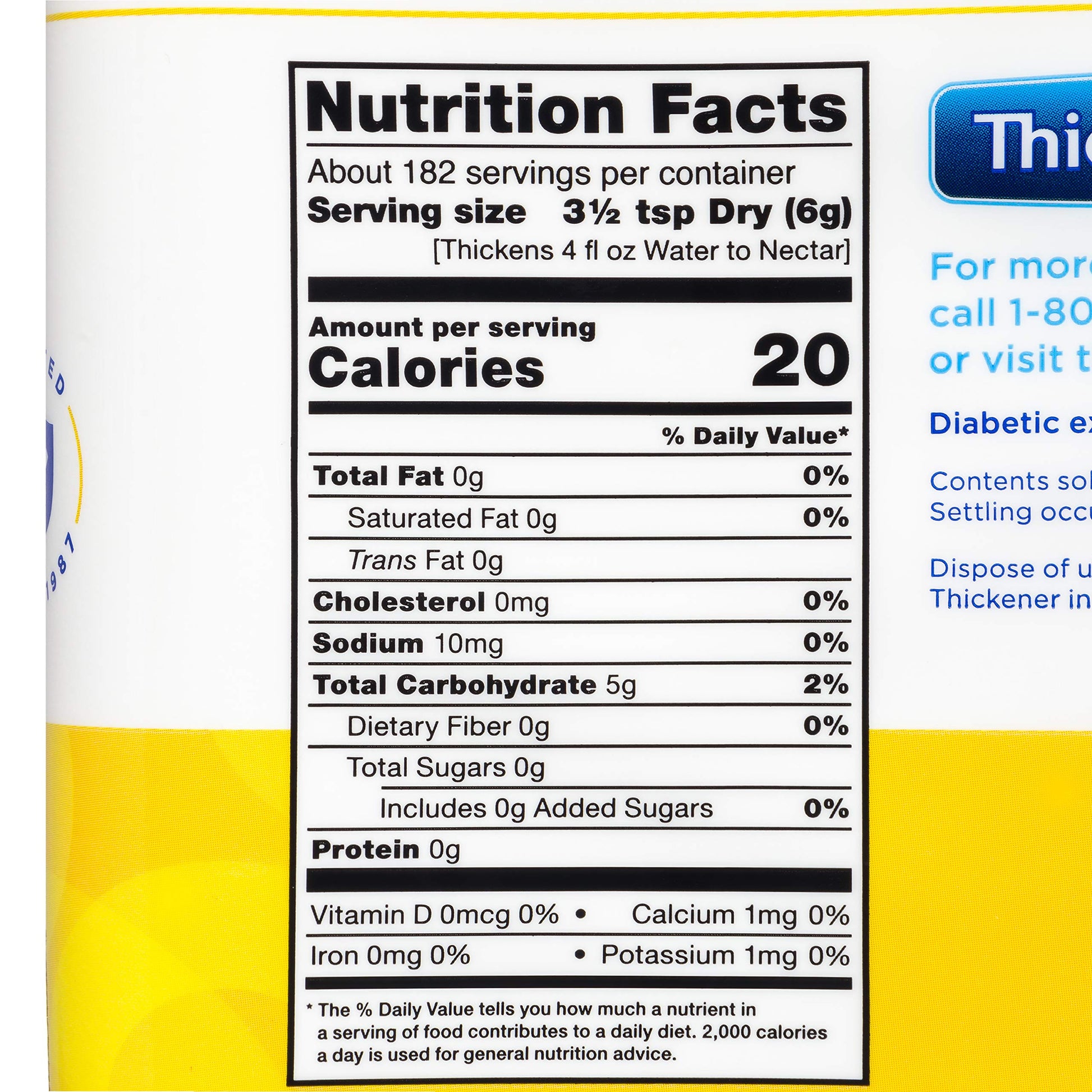 Thick-It Original Food Beverage Thickener Canister, 36 Oz
