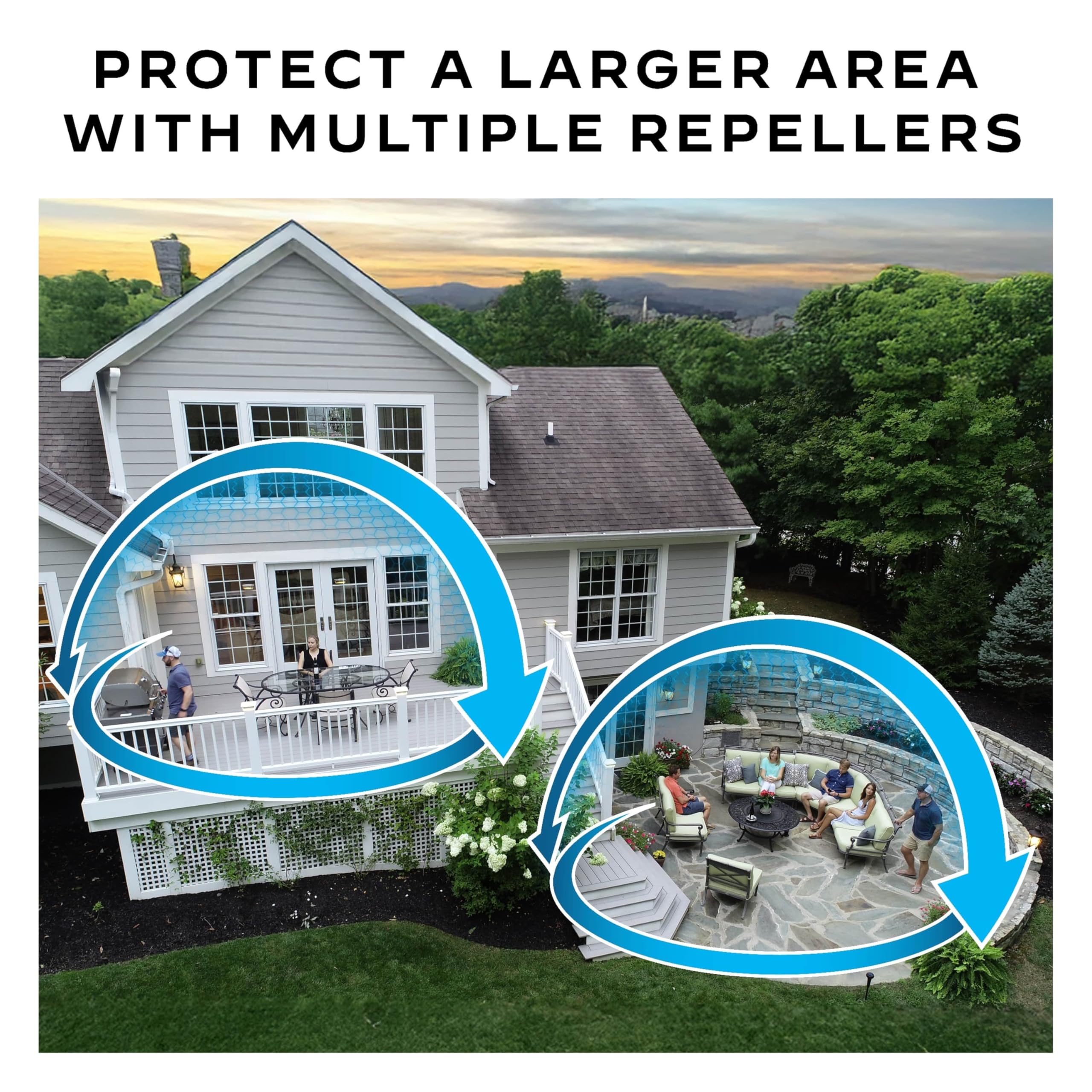 Thermacell Mosquito Repeller E-Series Rechargeable with 20' Mosquito Protection Zone; Up to 9-Hr Battery Life; Includes 12-Hr Refill; Flame or Scent; DEET-Free Bug Spray Alternative