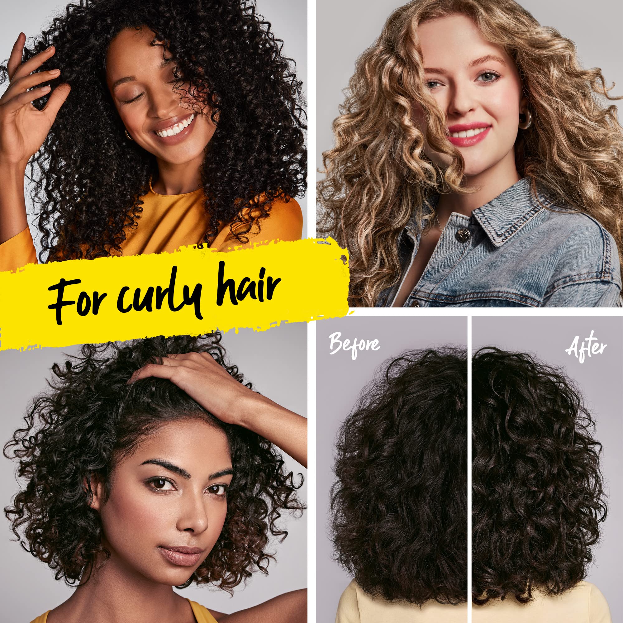 Marc Anthony Lockenverstärkender Styling-Schaum, extra starker Halt, Strictly Curls – Vitamin E & Seidenproteine verwandeln krauses Haar in volle, glänzende, definierte Locken – Sulfatfreies Anti-Frizz Styling Mousse Produkt