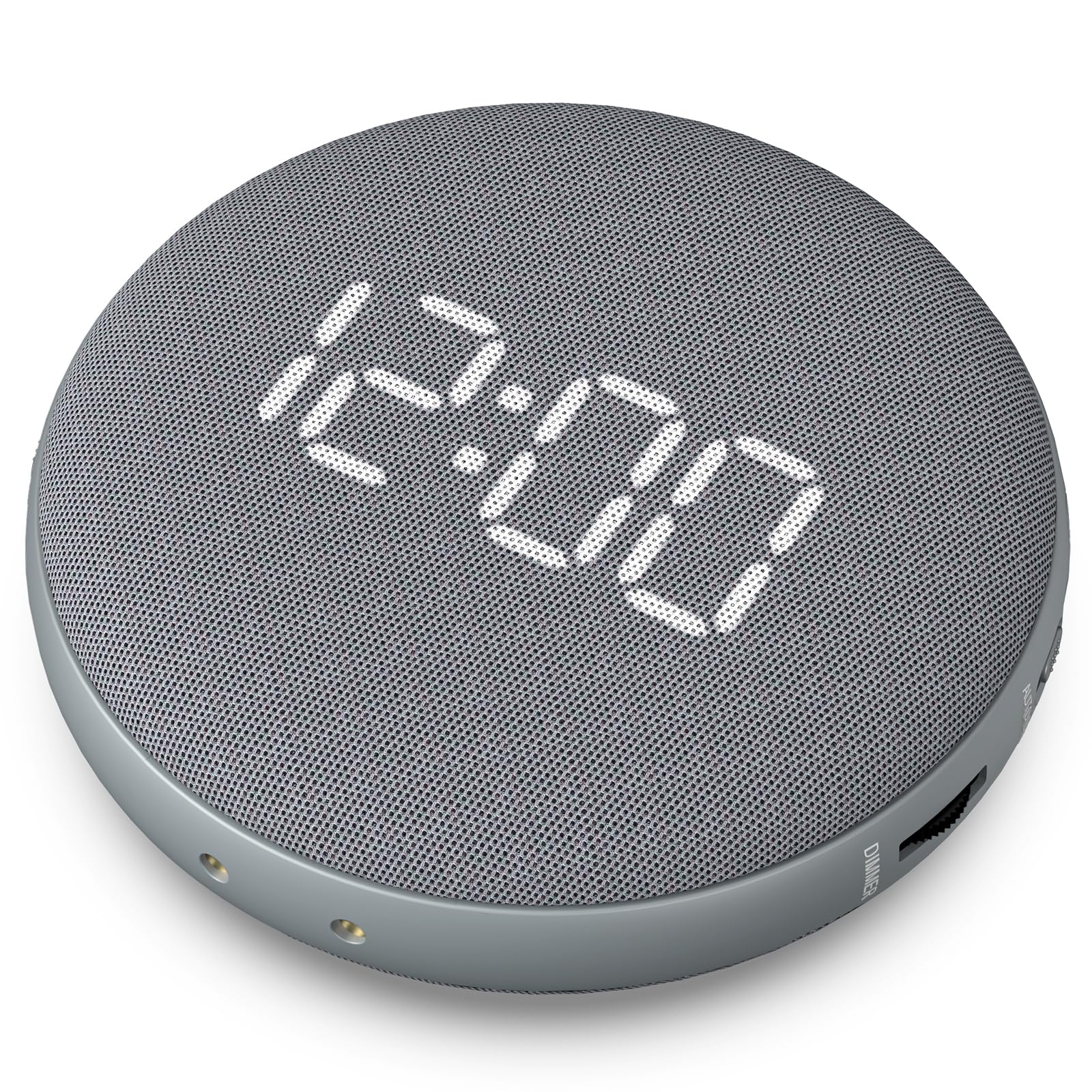 REACHER Super Loud Alarm Clock for Heavy Sleepers Adults Teens, Vibrating Alarm Clock Bed Shaker Under Pillow, Rechargeable Battery Powered for Travel, Auto-Dim, Portable